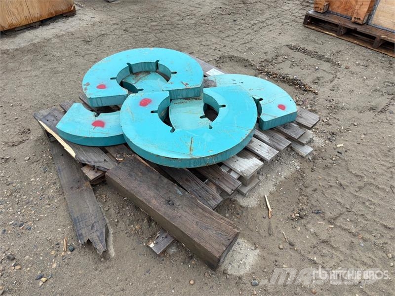 Quantity of (4) Weights Inne akcesoria