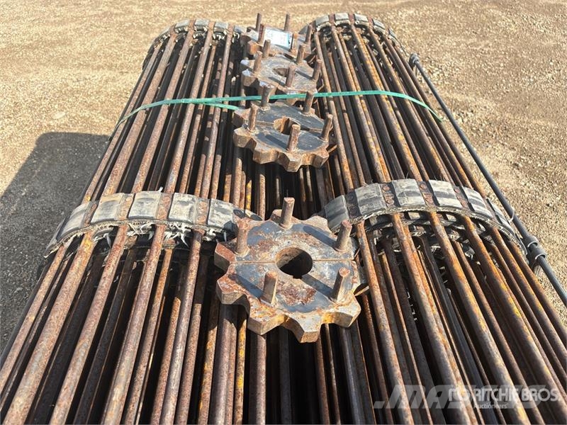 Quantity of (4) x 5 ft 6 in Potato Digger Chains Lauksaimniecība- Citi