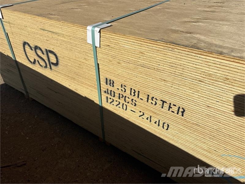  Quantity of (40) 3/4" 4x8 CSP/DFP No Stamp Plywood مكونات أخرى