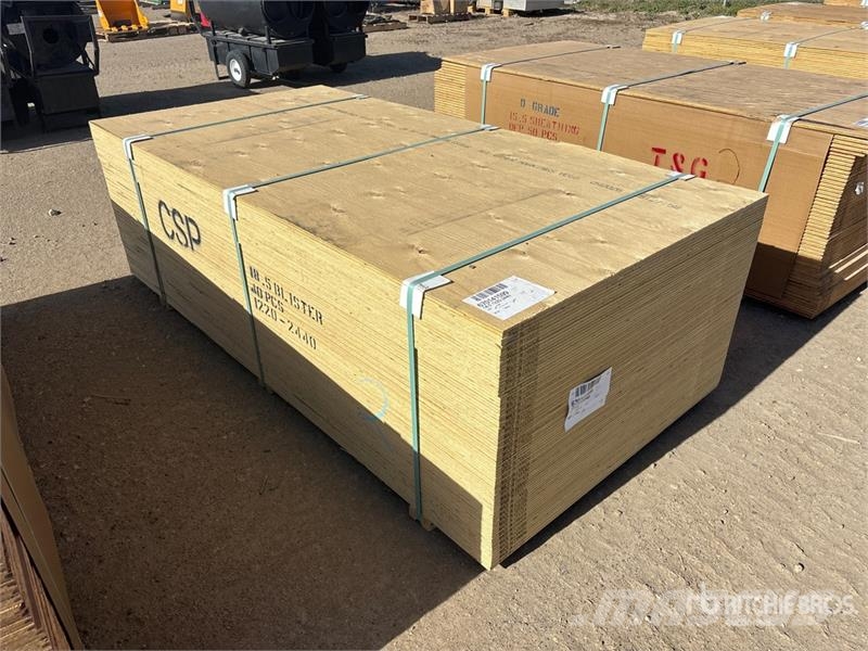  Quantity of (40) 3/4" 4x8 CSP/DFP No Stamp Plywood مكونات أخرى