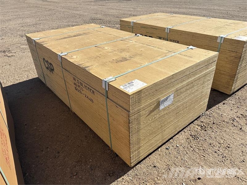  Quantity of (40) 3/4" 4x8 CSP/DFP No Stamp Plywood مكونات أخرى