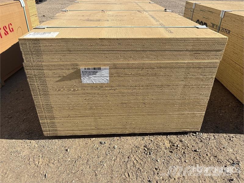  Quantity of (40) 3/4" 4x8 CSP/DFP No Stamp Plywood مكونات أخرى