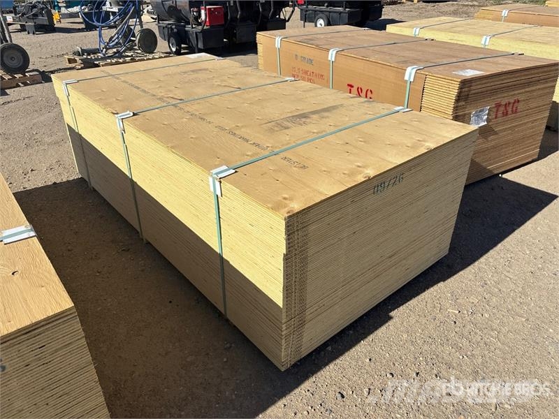  Quantity of (40) 3/4" 4x8 CSP/DFP No Stamp Plywood مكونات أخرى