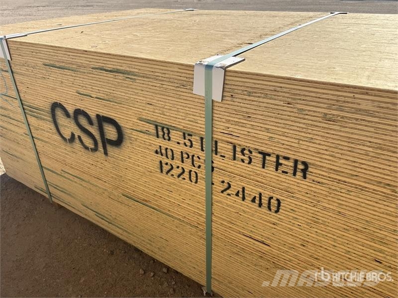  Quantity of (40) 3/4" 4x8 CSP/DFP No Stamp Plywood مكونات أخرى
