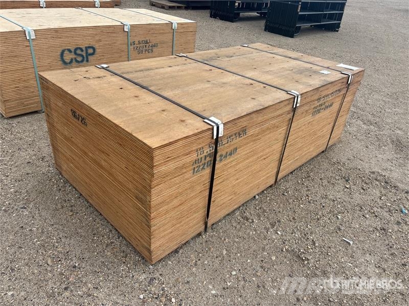  Quantity of (40) 3/4" 4x8 CSP/DFP No Stamp Plywood Other components