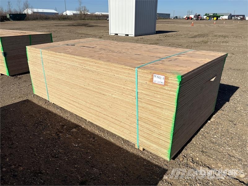 Quantity of (40) 4 ft x 8 ft (18.5 mm Thick) 4 ft Andre komponenter