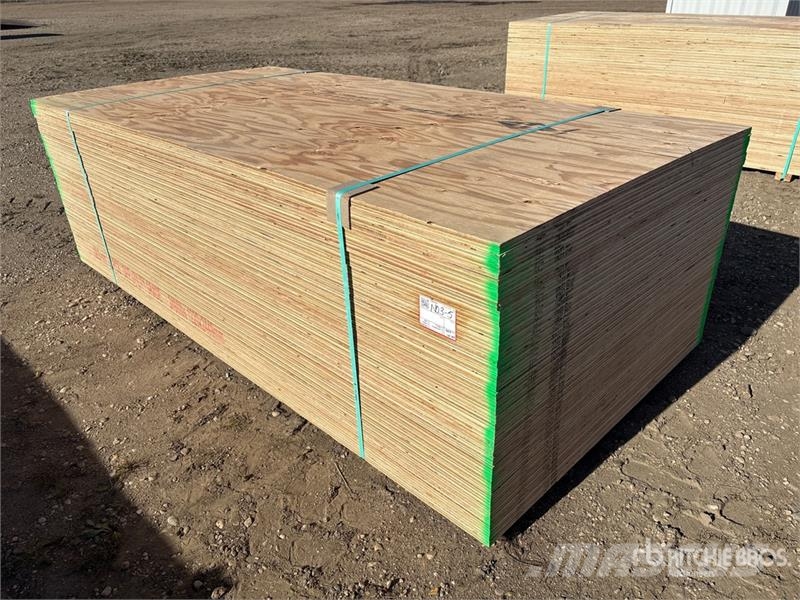 Quantity of (40) 4 ft x 8 ft (18.5 mm Thick) 4 ft Andre komponenter