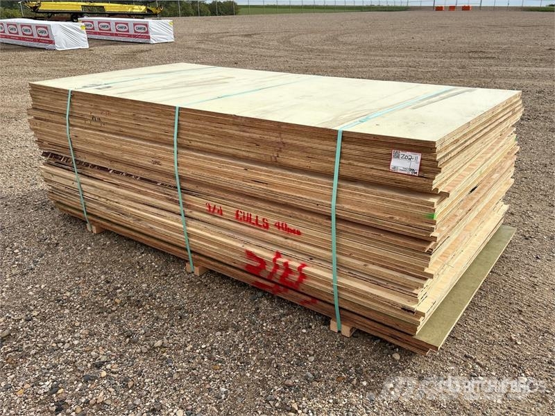 Quantity of (40) 4 ft x 8 ft x 3/4 in CSP/DFP No S Other components