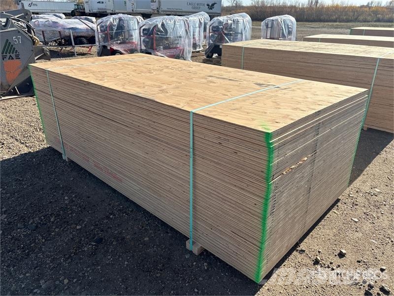 Quantity of (40) 4 ft x 8 ft (18.5 mm Thick) 4 ft Andre komponenter