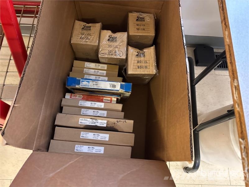  Quantity of #40, #50, #60, #80 Chain, Connectors,  مكونات أخرى