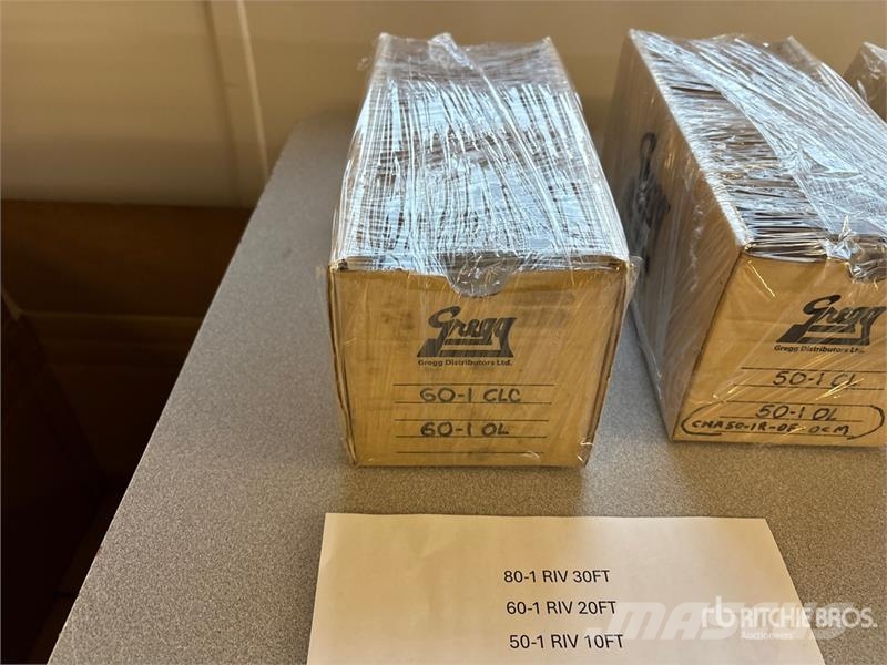  Quantity of #40, #50, #60, #80 Chain, Connectors,  مكونات أخرى
