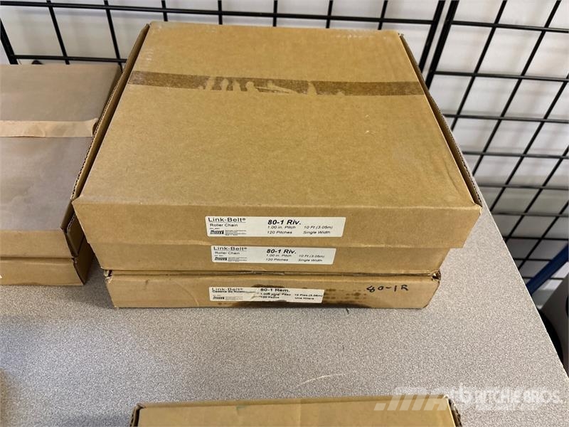  Quantity of #40, #50, #60, #80 Chain, Connectors,  مكونات أخرى