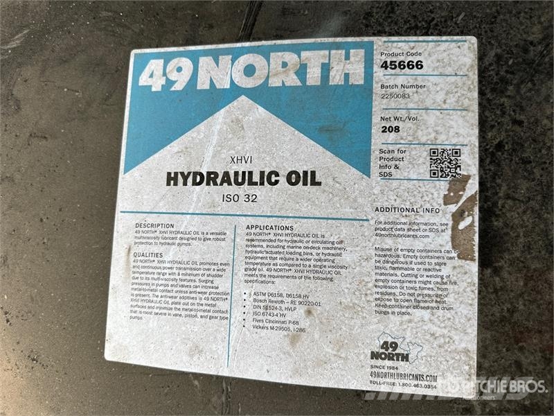 Quantity of 49North Hydraulic Oil (Unused) Drugi deli