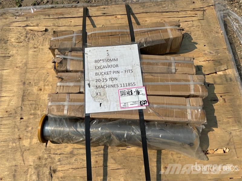  Quantity of (5) 80 x 550 mm Excavator Bucket Pin - Drugi deli