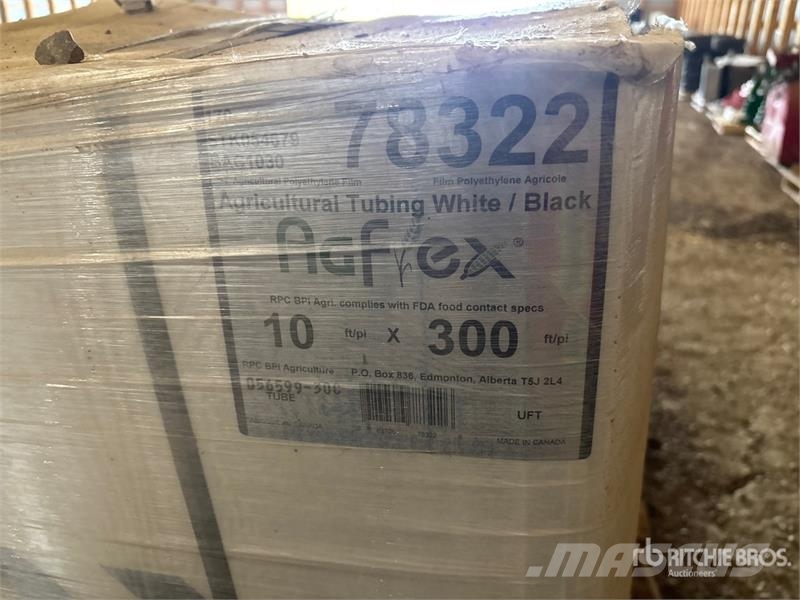  Quantity of (5) AgFlex 10 ft x 300 ft Grain Bags وحدات / آلات معالجة المحاصيل وتخزينها - أخرى