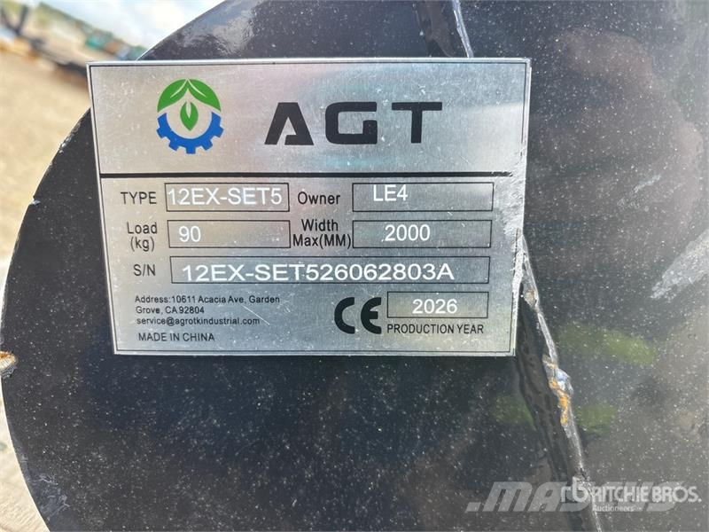 Quantity of (5) AGT 12EX-SET5 Mini Excavator Atta Компоненты строительной техники