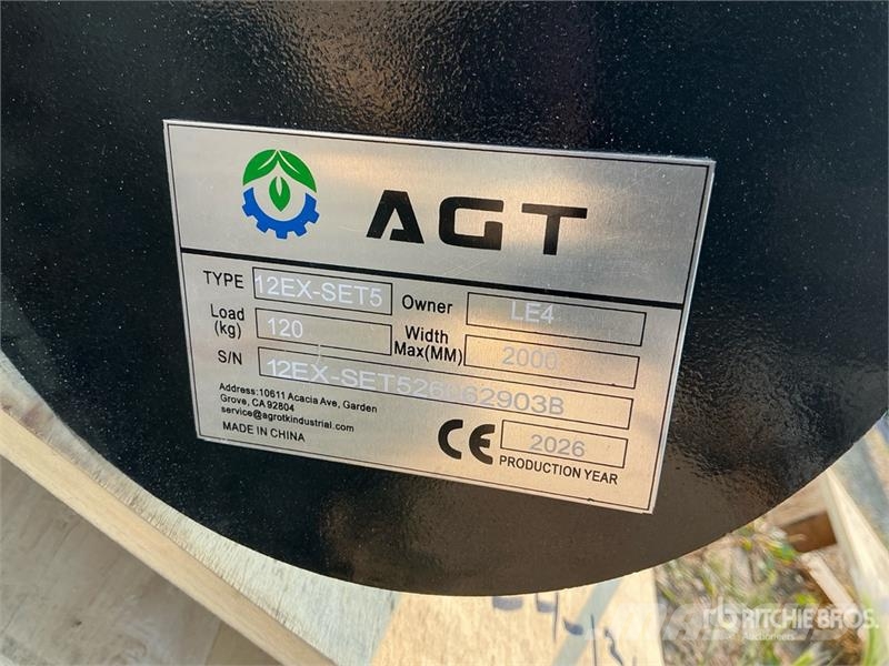 Quantity of (5) AGT 12EX-SET5 Mini Excavator Atta Drugi deli