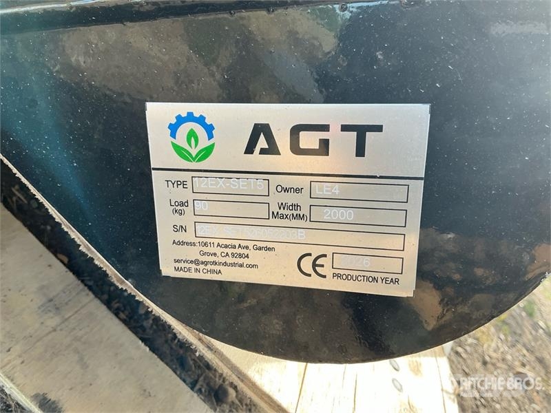 Quantity of (5) AGT 12EX-SET5 Mini Excavator Atta Drugi deli