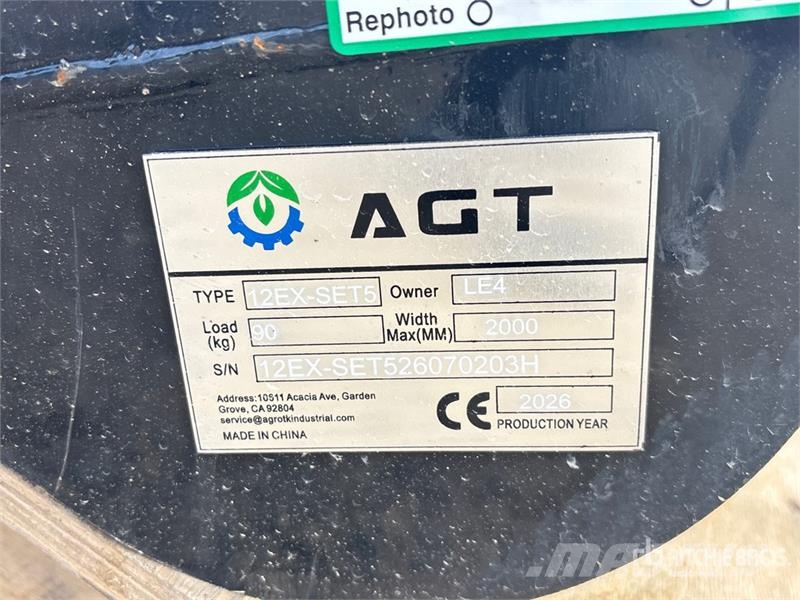 Quantity of (5) AGT 12EX-SET5 Mini Excavator Atta Drugi deli