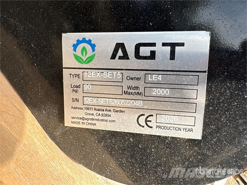 Quantity of (5) AGT 12EX-SET5 Mini Excavator Atta Drugi deli