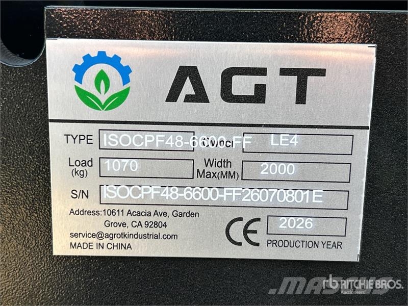 Quantity of (5) AGT ISOCPF48-6600-FF 48 in 6600 l Tõstekahvlid