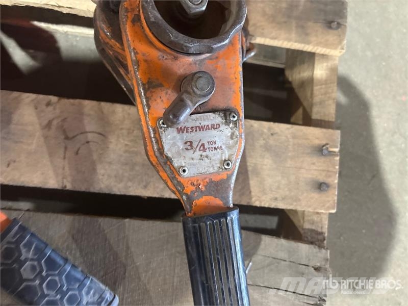 Quantity of (5) Chain Hoists Rigging Crane parts and equipment