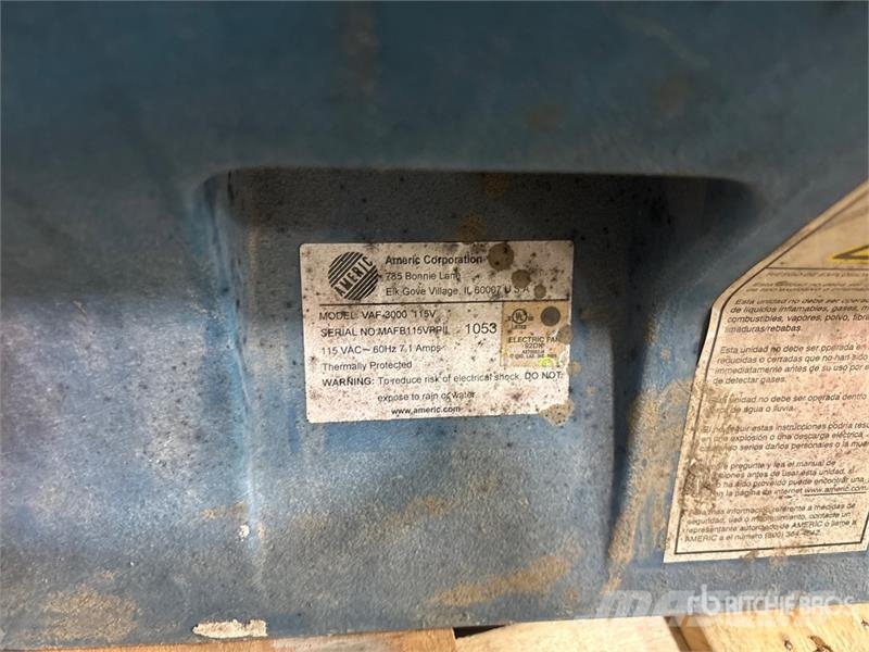  Quantity of (5) Confined Space Ventilation Fan Άλλος υπόγειος εξοπλισμός