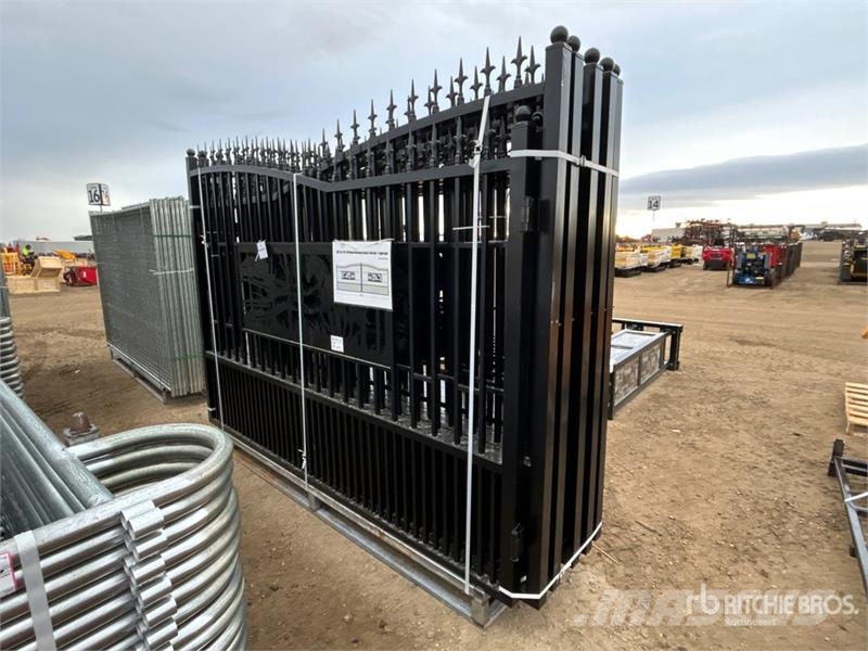 Quantity of (5) GLDG05 20 ft x 7 ft Wrought Iron Farm machinery