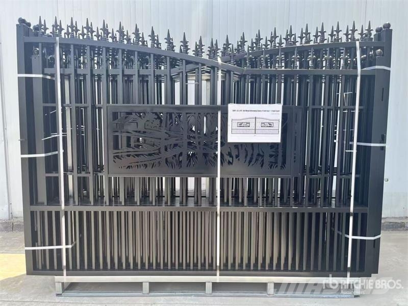 Quantity of (5) GLDG05 20 ft x 7 ft Wrought Iron Lauksaimniecība- Citi