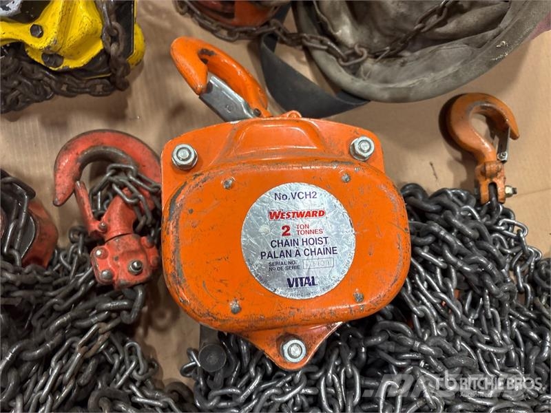 Quantity of (5) Miscellaneous Chain Hoists مكونات أخرى