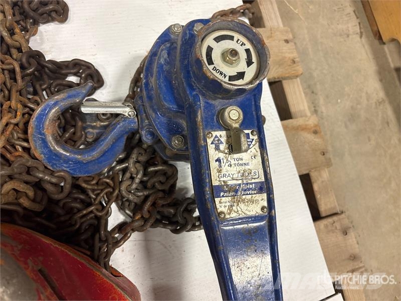 Quantity of (5) Miscellaneous Chain Hoists مكونات أخرى