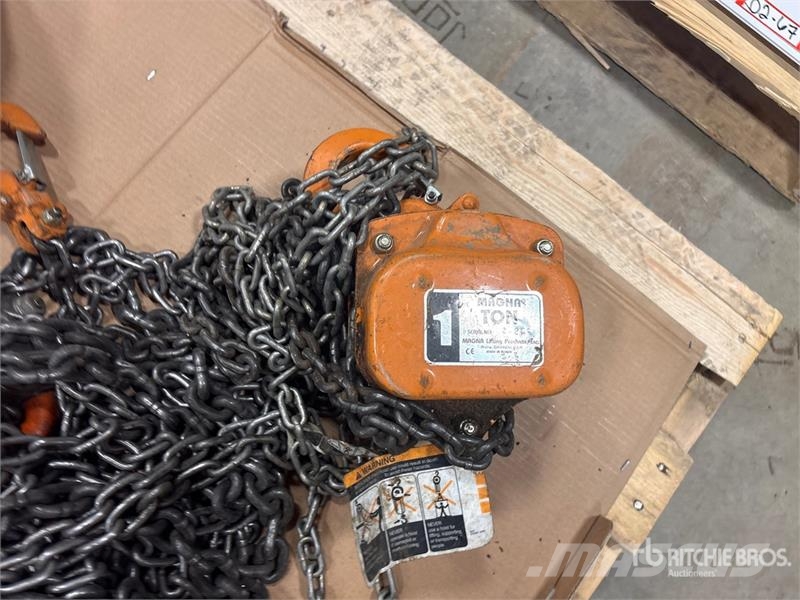 Quantity of (5) Miscellaneous Chain Hoists مكونات أخرى