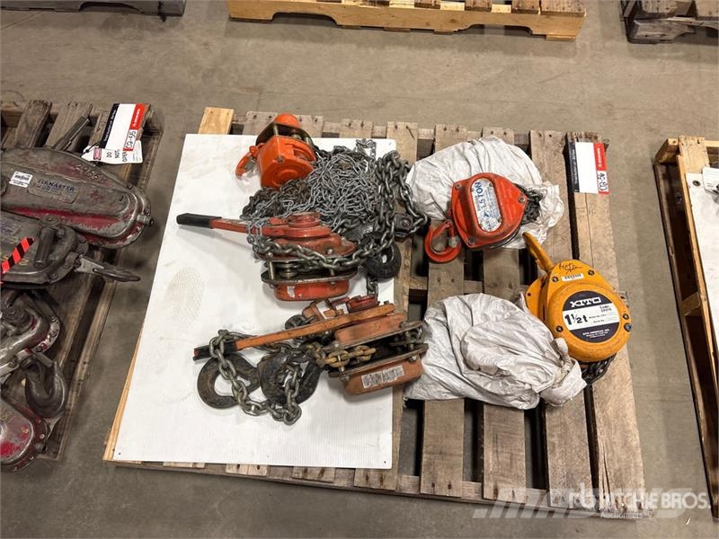 Quantity of (5) Miscellaneous Chain Hoists مكونات أخرى