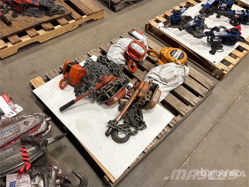 Quantity of (5) Miscellaneous Chain Hoists مكونات أخرى