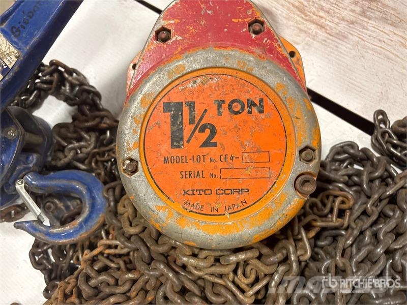 Quantity of (5) Miscellaneous Chain Hoists مكونات أخرى