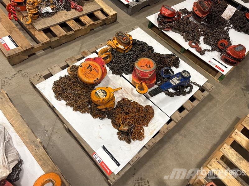 Quantity of (5) Miscellaneous Chain Hoists مكونات أخرى