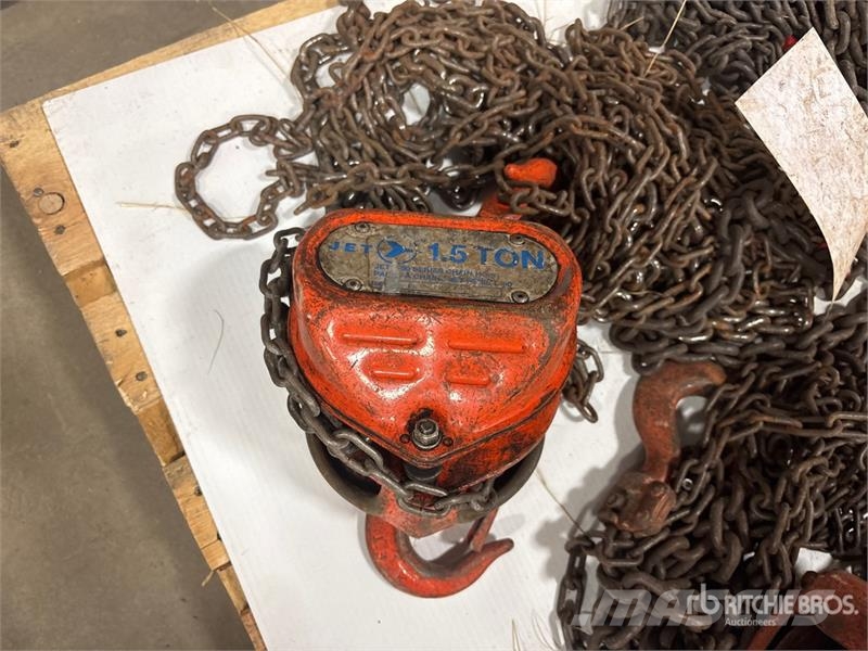 Quantity of (5) Miscellaneous Chain Hoists مكونات أخرى