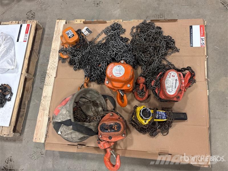 Quantity of (5) Miscellaneous Chain Hoists مكونات أخرى
