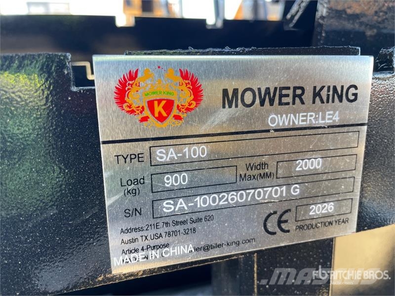  Quantity of (5)  Mower King SA-100 48 in Skid Stee Fourche