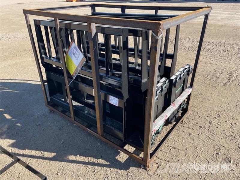  Quantity of (5)  Mower King SA-100 48 in Skid Stee Fourche