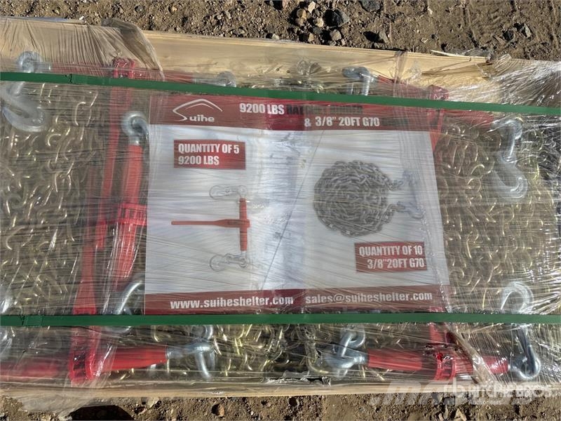 Quantity of (5) Suihe BC-9200 9200 lb Ratchet Bin Other components