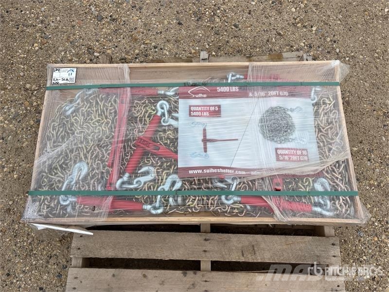 Quantity of (5) Suihe BC-5400 5400 lb Ratchet Bin Drugi deli