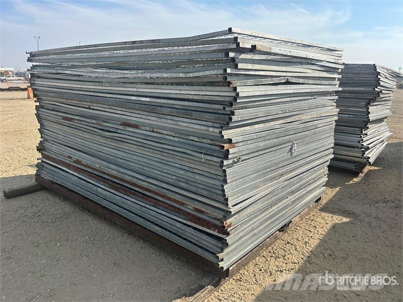 Quantity of (50) 10 ft x 6 ft Galvanized Temporary Other components