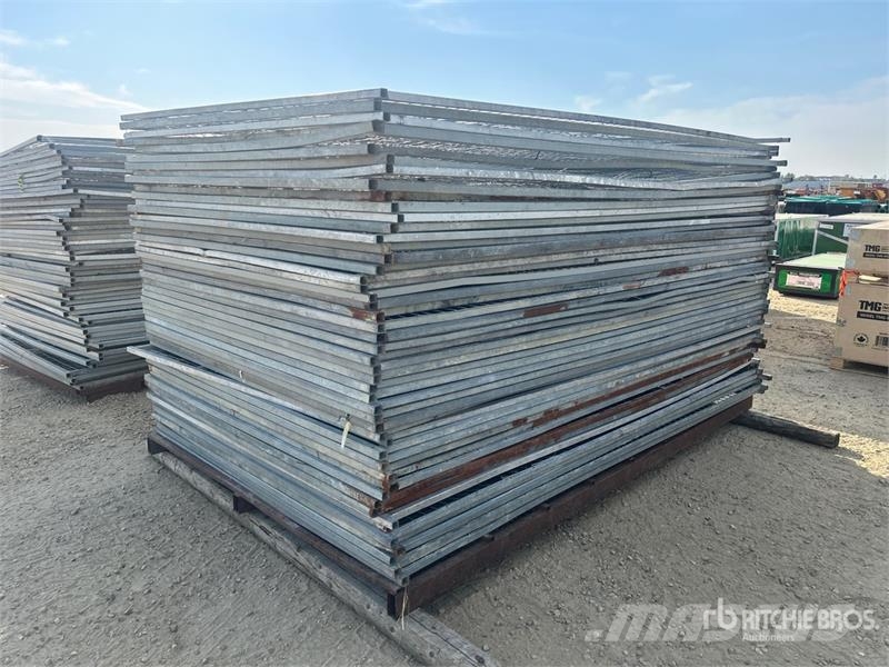 Quantity of (50) 10 ft x 6 ft Galvanized Temporary Other components