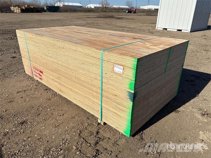 Quantity of (50) 4 ft x 8 ft (15.5 mm Thick) 5/8 i Ostale komponente za građevinarstvo