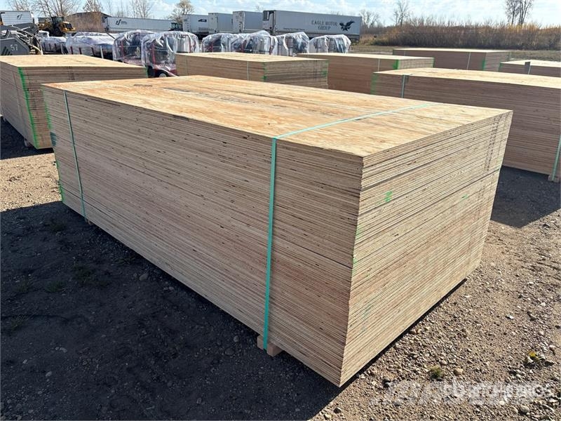 Quantity of (50) 4 ft x 8 ft (15.5 mm Thick) 5/8 i Ostale komponente za građevinarstvo