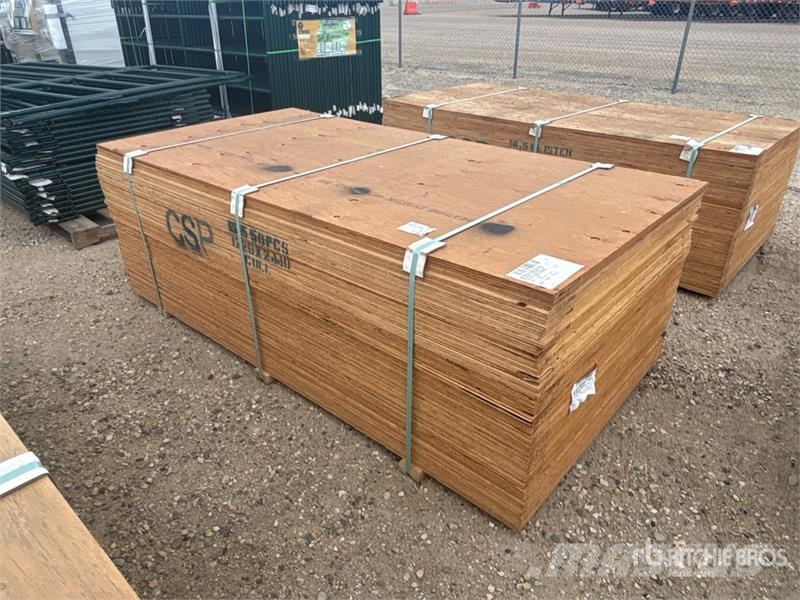  Quantity of (50) 5/8" 4x8 CSP/DFP No Stamp Plywood Drugi deli