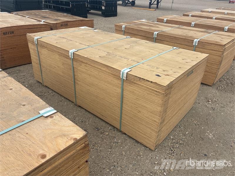  Quantity of (50) 5/8" 4x8 CSP/DFP No Stamp Plywood Drugi deli