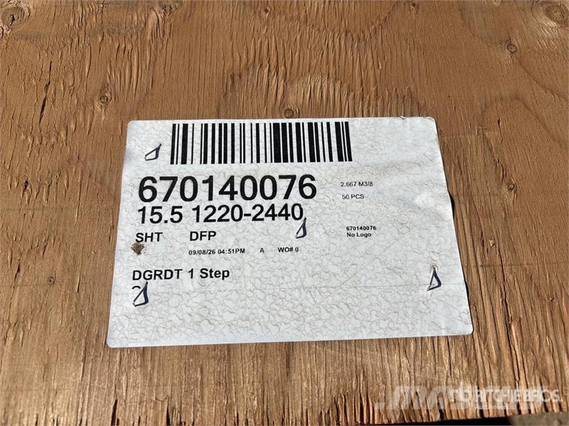  Quantity of (50) 5/8" 4x8 Douglas Fir Tongue & Gro Andre komponenter
