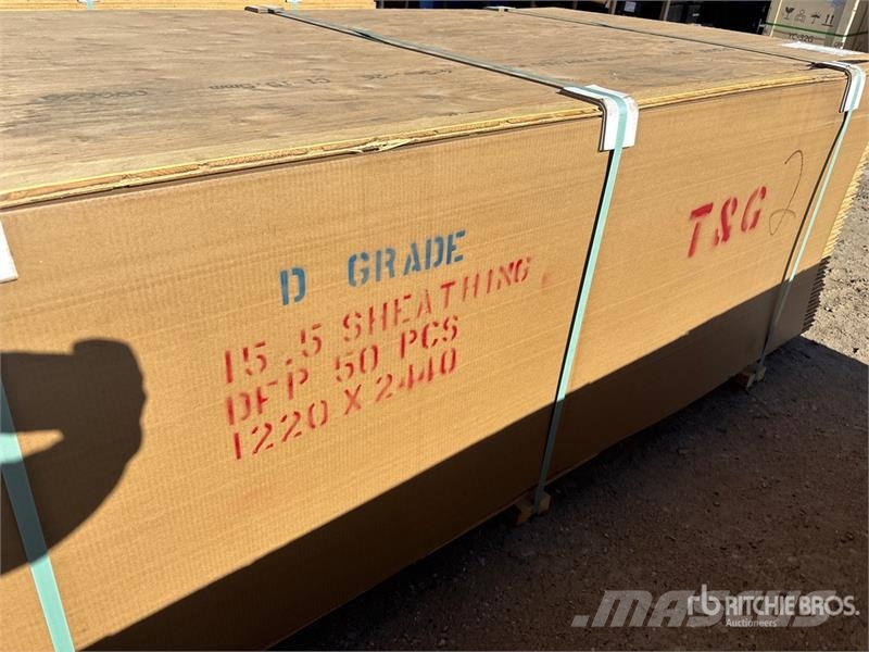  Quantity of (50) 5/8" 4x8 Douglas Fir Tongue & Gro Andre komponenter